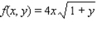 Find the first partial derivatives of the function.  