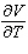 The volume V (in liters) of a certain mass of gas is related to its pressure P (in millimeters of mercury) and its temperature T (in degrees Kelvin) by the law Compute and when T = 260 and P = 700.