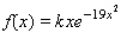 a. Determine the value of the constant k so that the function is a probability density function on the interval . __________ b. If x is a continuous random variable with the probability density function given in part (a), find the probability that x will assume a value greater than 1. Round your answer to four decimal places.