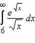 <strong>Evaluate the following improper integral whenever it is convergent. </strong> A) 4 B) -1 C) 1 D) 7 E) the integral is divergent