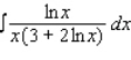 Use the formula   to find the integral.  