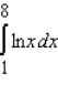 Evaluate the definite integral by using the method of integration by parts.