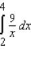 Evaluate the definite integral.  