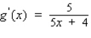 <strong>Find the derivative of the function. </strong> A) B) C) D)