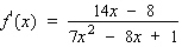 <strong>Find the derivative of the function. </strong> A) B) C) D)
