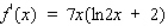 <strong>Find the derivative of the function. </strong> A) B) C) D)