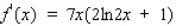 <strong>Find the derivative of the function. </strong> A) B) C) D)