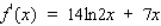 <strong>Find the derivative of the function. </strong> A) B) C) D)