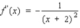 <strong>Find the second derivative of the function. </strong> A) B) C) D)