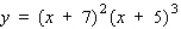<strong>Use logarithmic differentiation to find the derivative of the function. </strong> A) B) C) D)