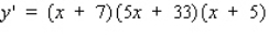 <strong>Use logarithmic differentiation to find the derivative of the function. </strong> A) B) C) D)