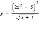 <strong>Use logarithmic differentiation to find the derivative of the function. </strong> A) B) C) D) E)