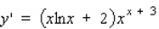 <strong>Use logarithmic differentiation to find the derivative of the function. </strong> A) B) C) D)