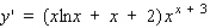<strong>Use logarithmic differentiation to find the derivative of the function. </strong> A) B) C) D)