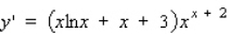 <strong>Use logarithmic differentiation to find the derivative of the function. </strong> A) B) C) D)