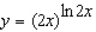 <strong>Use logarithmic differentiation to find the derivative of the function. </strong> A) B) C) D) E)