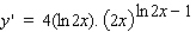 <strong>Use logarithmic differentiation to find the derivative of the function. </strong> A) B) C) D) E)