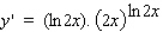 <strong>Use logarithmic differentiation to find the derivative of the function. </strong> A) B) C) D) E)