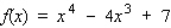 Find the relative maxima and relative minima, if any, of the function. Otherwise, answer none. Relative minima: __________ Relative maxima: __________
