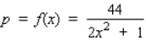 A certain country's government economists have determined that the demand equation for soybeans in that country is given by , where p is expressed in dollars/bushel and x, the quantity demanded each year, is measured in billions of bushels. The economists are forecasting a harvest of 1.8 billion bushels for the year, with a maximum error of 15% in their forecast. Determine the corresponding maximum error in the predicted price per bushel of soybeans. Round the answer to the nearest percent. __________%