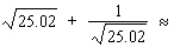 Use a differential to approximate . Round the result to five decimal places, if necessary. Hint: Let and compute dy with x = 25 and dx = 0.02 . __________