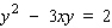 <strong>Find the second derivative of the function defined implicitly by the equation. </strong> A) B) C) D) E)