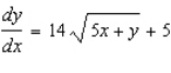 <strong>Find by implicit differentiation. </strong> A) B) C) D) E)