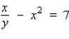 Find the derivative by solving the given implicit equation for y explicitly in terms of x.