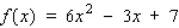 Find the first and second derivatives of the function.  