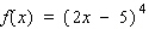 Find the third derivative of the function.  