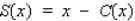 Suppose measures an economy's personal consumption expenditure and x the personal income, both in billions of dollars. Then, measures the economy's savings corresponding to an income of x billion dollars. Then . The quantity dS/dx is called the marginal propensity to save. For the consumption function , find the marginal propensity to save.
