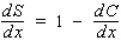 Suppose measures an economy's personal consumption expenditure and x the personal income, both in billions of dollars. Then, measures the economy's savings corresponding to an income of x billion dollars. Then . The quantity dS/dx is called the marginal propensity to save. For the consumption function , find the marginal propensity to save.
