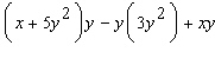 Perform the indicated operations and simplify the expression.