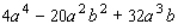 Factor out the greatest common factor from the expression.  