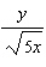 Rationalize the denominator of the expression.  