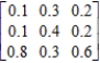 <strong>Determine whether the given matrix is stochastic. </strong> A) Yes B) No