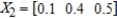 <strong>Find (the probability distribution of the system after two observations) for the given distribution vector and the given transition matrix . </strong> A) B) C) D)