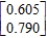 <strong> Find (the probability distribution of the system after two observations) for the given distribution vector and the given transition matrix . (Round the answers to three decimal places.) </strong> A) B) C) D) E)