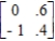<strong>Determine whether the matrix is regular. </strong> A) Not regular B) Regular