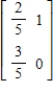 <strong>Determine whether the matrix is regular. </strong> A) Not regular B) Regular