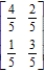 <strong>Find the steady-state vector for the transition matrix. </strong> A) B) C) D)