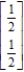 <strong>Find the steady-state vector for the transition matrix. </strong> A) B) C) D)