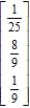 <strong>Find the steady-state vector for the transition matrix. </strong> A) B) C) D)