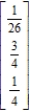 <strong>Find the steady-state vector for the transition matrix. </strong> A) B) C) D)