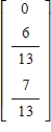 <strong>Find the steady-state vector for the transition matrix. </strong> A) B) C) D) E)