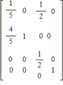 Answer whether the matrix is the steady-state matrix of the given stochastic matrix 