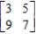 Determine the maximin and minimax strategies for the two-person, zero-sum matrix game. 