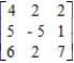 Determine the maximin and minimax strategies for the two-person, zero-sum matrix game. 