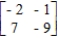 Determine whether the given two-person, zero-sum matrix game is strictly determined. 