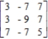 Determine the maximin and minimax strategies for the two-person, zero-sum matrix game. R: row __________ C: column __________